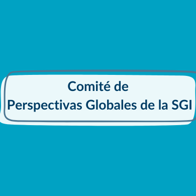 Texto azul marino sobre fondo azul claro y turquesa.