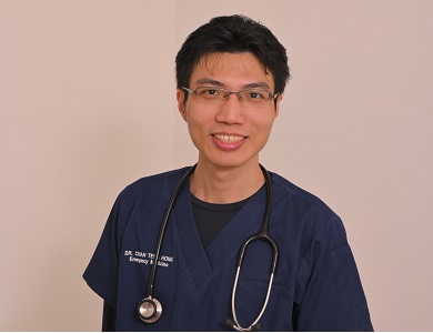 Profile photo of a man with a stethoscope