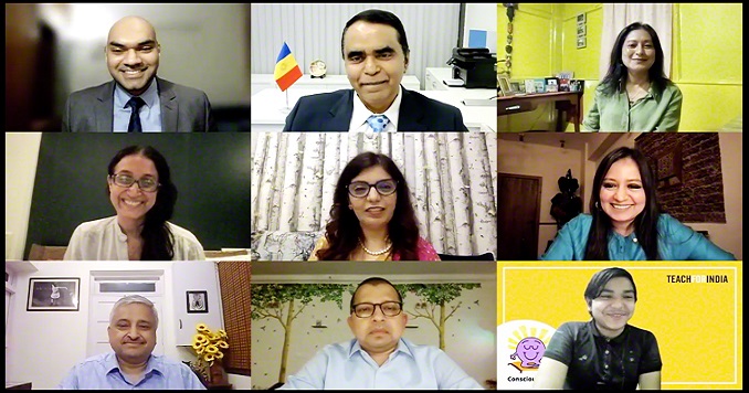 Screenshot of some of the webinar participants