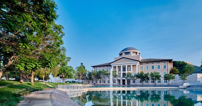 Exterior of Soka University of America's Founders Hall