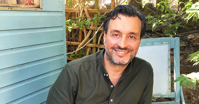 A smiling man
