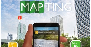 Information graphic for the app depicting the app on a smartphone